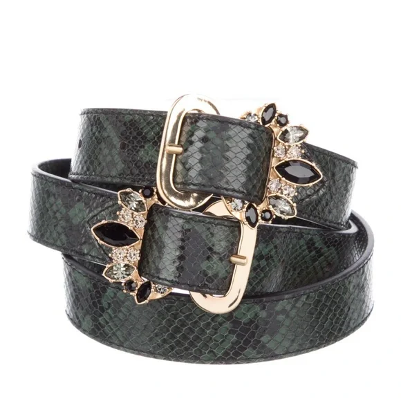 New!! Runway! Erdem Black Crystal-Embellished Silk Belt - Medium Erdem Fall 2026 Ready to Wear Runway, Fashion Show  main image 4
